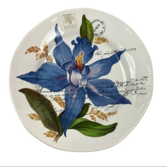 Opificio Etico Ceramic 9" Flower Plate Italy - Picture 2 of 3